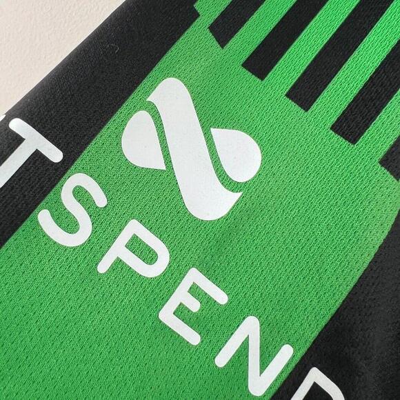 2023/24 Adidas Aeroready Austin FC MLS Soccer Jersey Mens XL  Yeti Green & Black - Picture 8 of 9